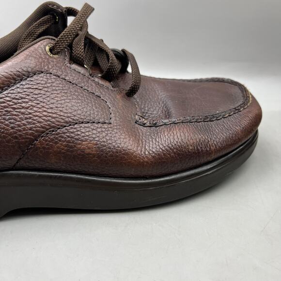 SAS Bout Time Walking Oxford Men Size 11.5 M Brown Leather Comfort Casual Shoes main image 6
